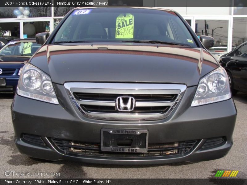 Nimbus Gray Metallic / Ivory 2007 Honda Odyssey EX-L