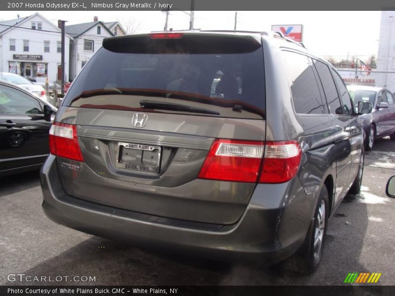 Nimbus Gray Metallic / Ivory 2007 Honda Odyssey EX-L