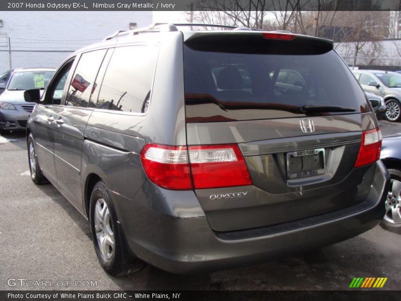 Nimbus Gray Metallic / Ivory 2007 Honda Odyssey EX-L