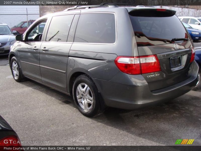 Nimbus Gray Metallic / Ivory 2007 Honda Odyssey EX-L