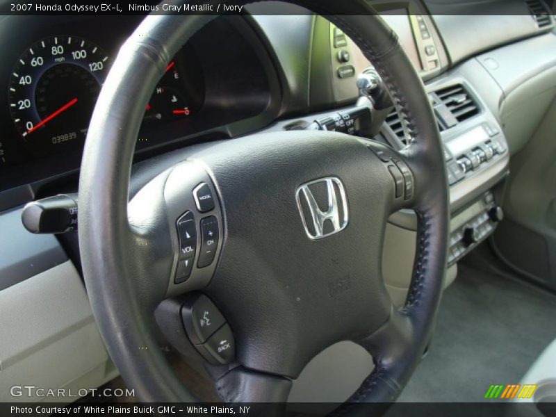Nimbus Gray Metallic / Ivory 2007 Honda Odyssey EX-L