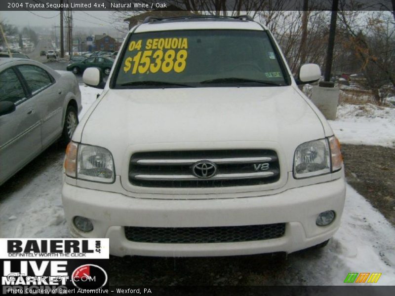 Natural White / Oak 2004 Toyota Sequoia Limited 4x4