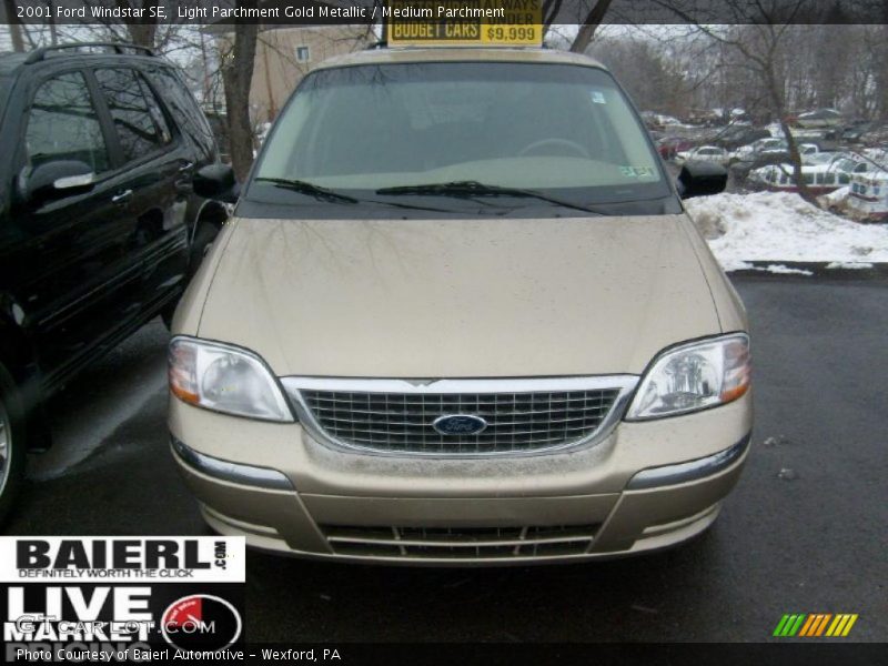 Light Parchment Gold Metallic / Medium Parchment 2001 Ford Windstar SE