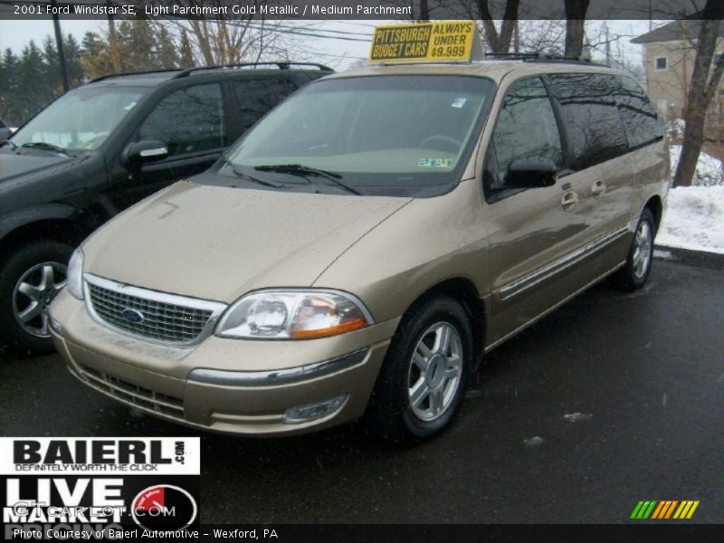 Light Parchment Gold Metallic / Medium Parchment 2001 Ford Windstar SE