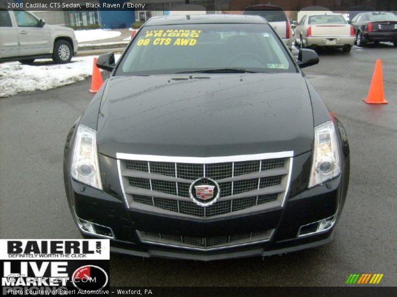 Black Raven / Ebony 2008 Cadillac CTS Sedan