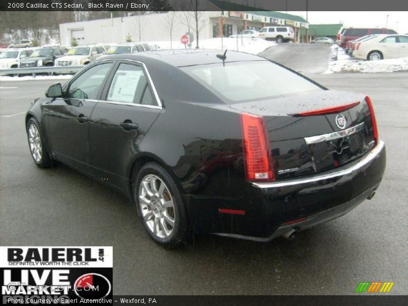 Black Raven / Ebony 2008 Cadillac CTS Sedan