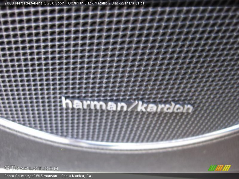 Obsidian Black Metallic / Black/Sahara Beige 2008 Mercedes-Benz C 350 Sport