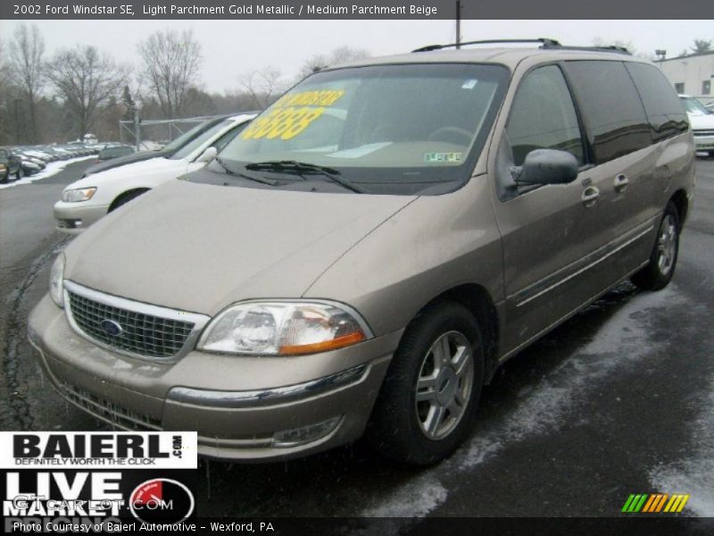 Light Parchment Gold Metallic / Medium Parchment Beige 2002 Ford Windstar SE