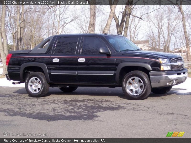 Black / Dark Charcoal 2003 Chevrolet Avalanche 1500 4x4