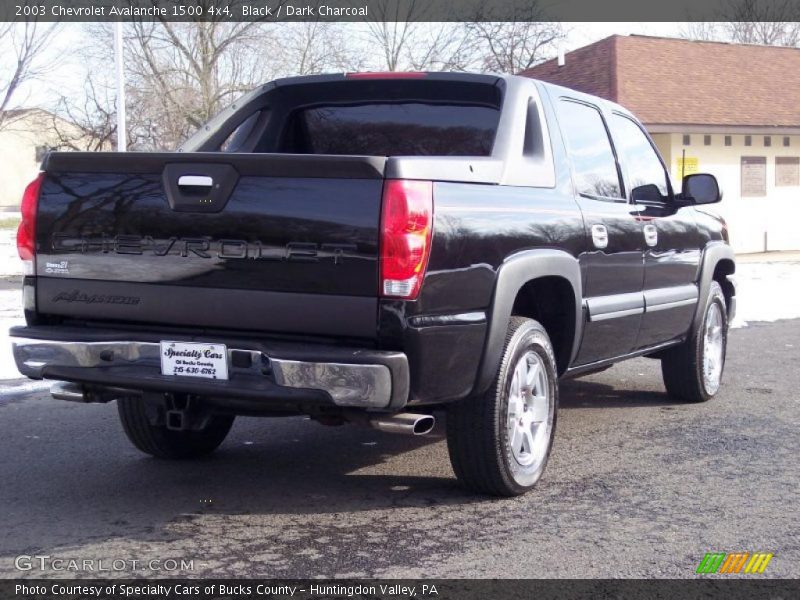 Black / Dark Charcoal 2003 Chevrolet Avalanche 1500 4x4
