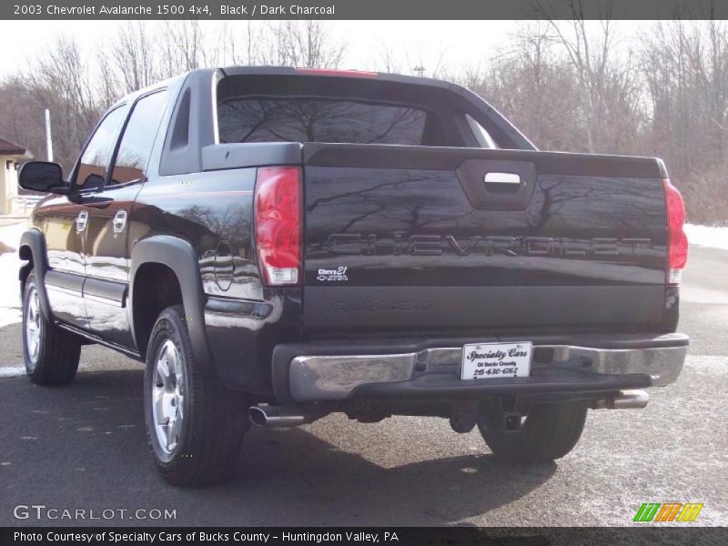 Black / Dark Charcoal 2003 Chevrolet Avalanche 1500 4x4