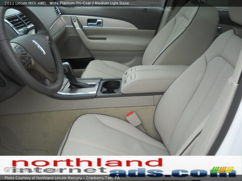 White Platinum Tri-Coat / Medium Light Stone 2011 Lincoln MKX AWD