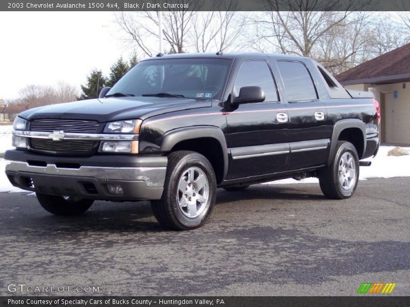 Black / Dark Charcoal 2003 Chevrolet Avalanche 1500 4x4