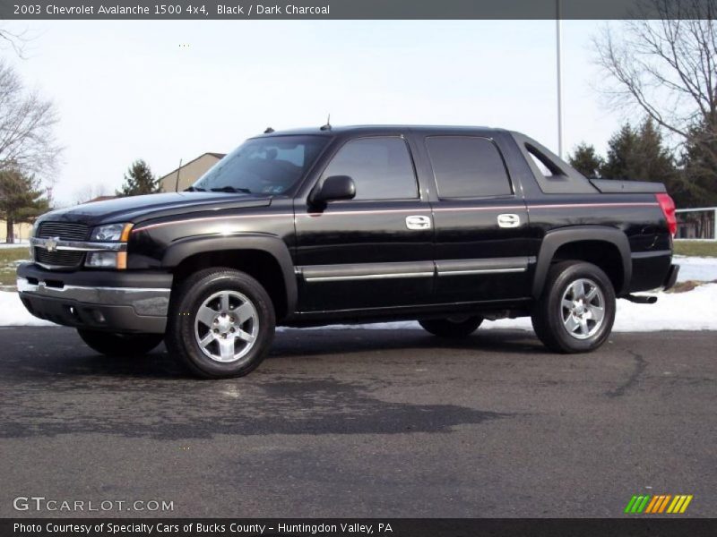Black / Dark Charcoal 2003 Chevrolet Avalanche 1500 4x4