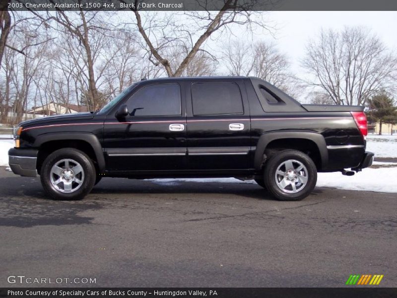 Black / Dark Charcoal 2003 Chevrolet Avalanche 1500 4x4