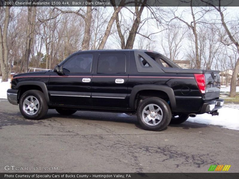 Black / Dark Charcoal 2003 Chevrolet Avalanche 1500 4x4