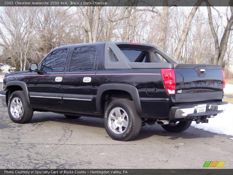 Black / Dark Charcoal 2003 Chevrolet Avalanche 1500 4x4