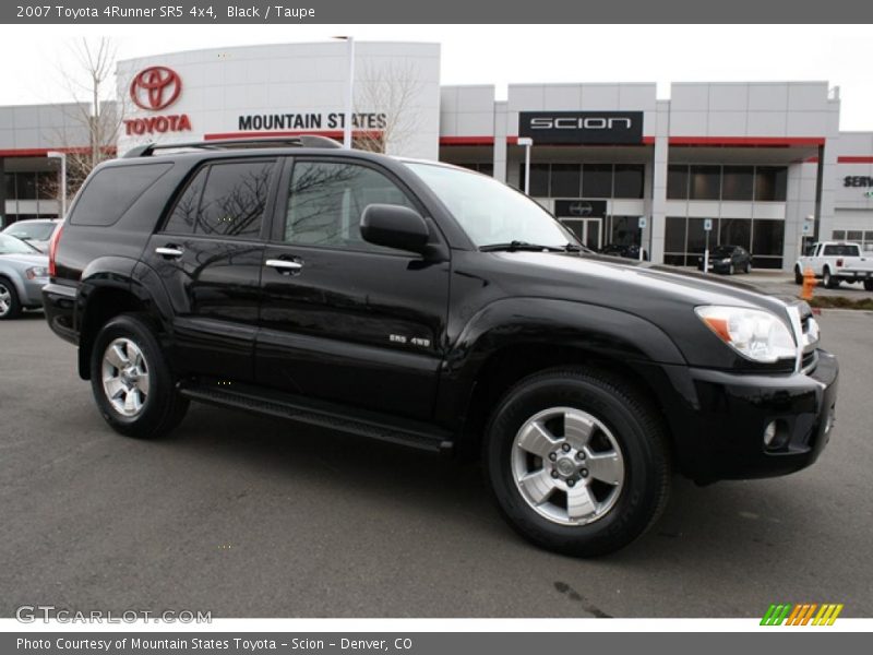 Black / Taupe 2007 Toyota 4Runner SR5 4x4