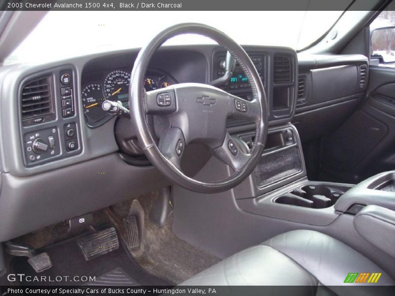 Black / Dark Charcoal 2003 Chevrolet Avalanche 1500 4x4
