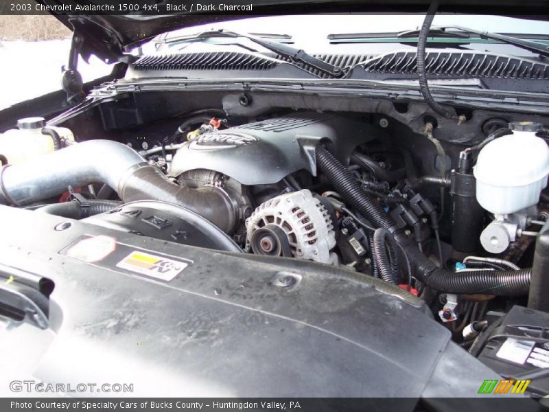 Black / Dark Charcoal 2003 Chevrolet Avalanche 1500 4x4