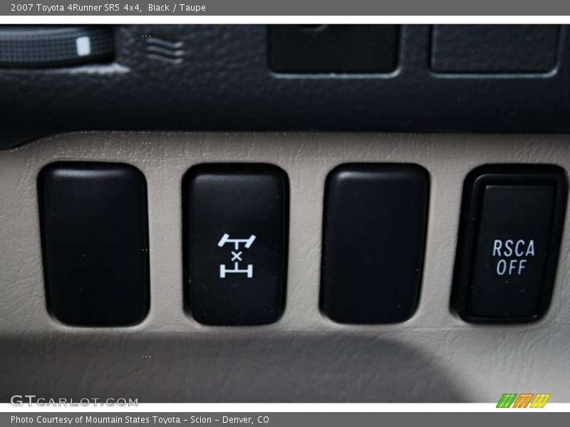 Black / Taupe 2007 Toyota 4Runner SR5 4x4