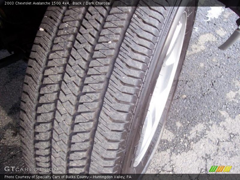 Black / Dark Charcoal 2003 Chevrolet Avalanche 1500 4x4