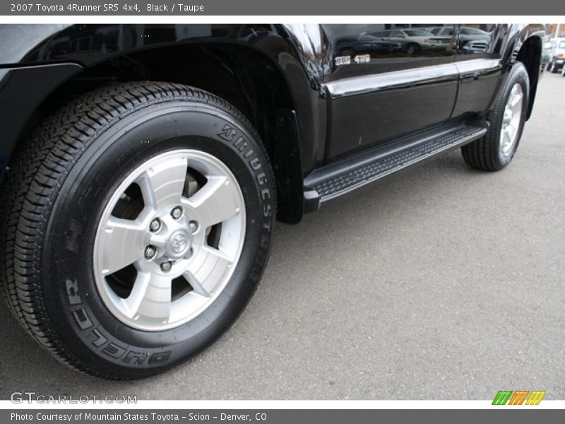 Black / Taupe 2007 Toyota 4Runner SR5 4x4