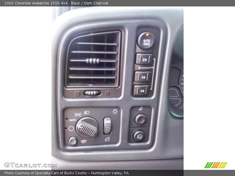 Black / Dark Charcoal 2003 Chevrolet Avalanche 1500 4x4