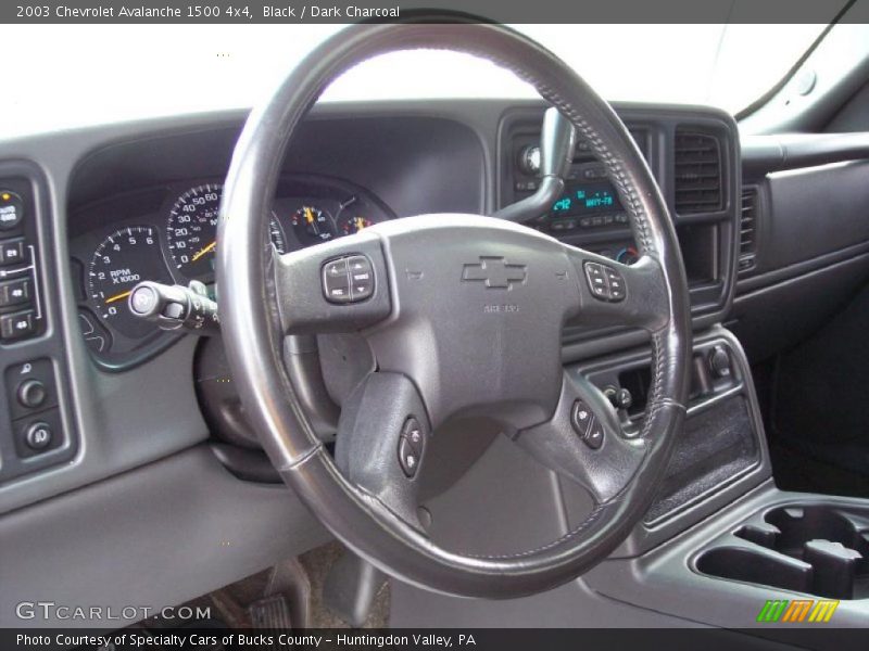 Black / Dark Charcoal 2003 Chevrolet Avalanche 1500 4x4