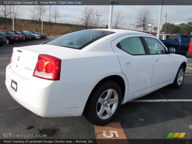 Stone White / Dark Slate Gray 2010 Dodge Charger SE