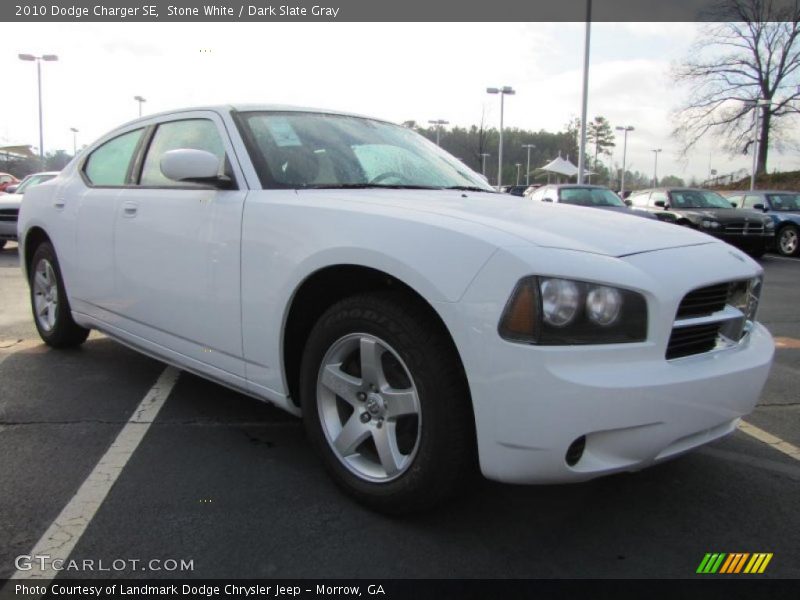 Stone White / Dark Slate Gray 2010 Dodge Charger SE