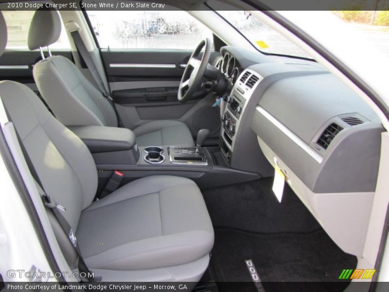 Stone White / Dark Slate Gray 2010 Dodge Charger SE