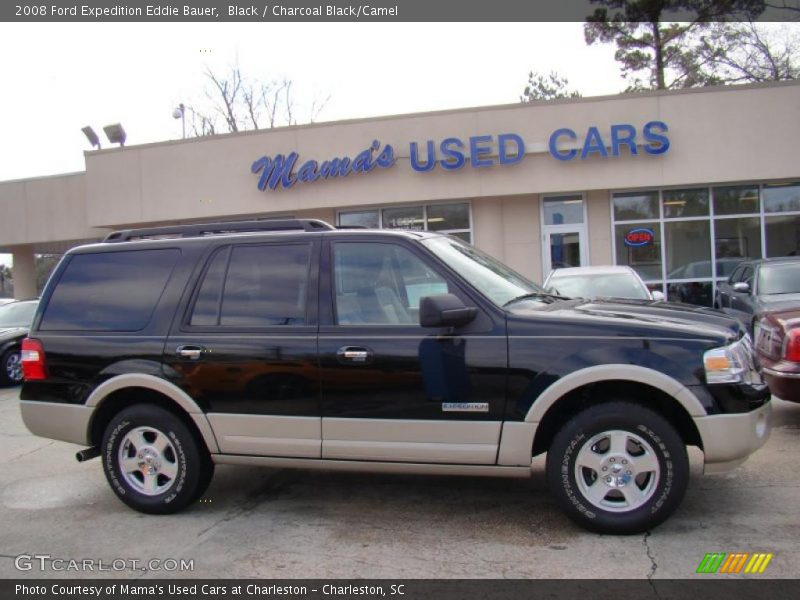 Black / Charcoal Black/Camel 2008 Ford Expedition Eddie Bauer