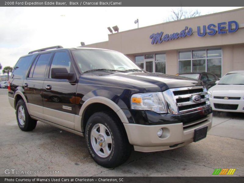 Black / Charcoal Black/Camel 2008 Ford Expedition Eddie Bauer