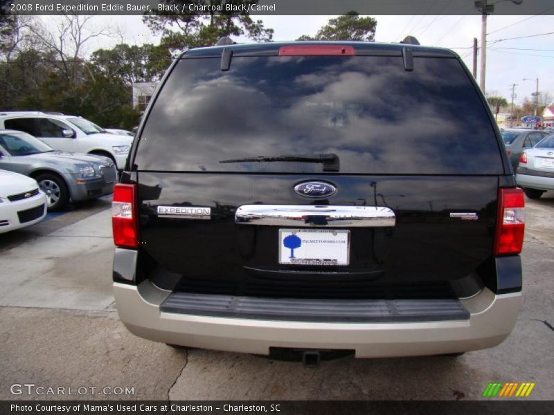 Black / Charcoal Black/Camel 2008 Ford Expedition Eddie Bauer