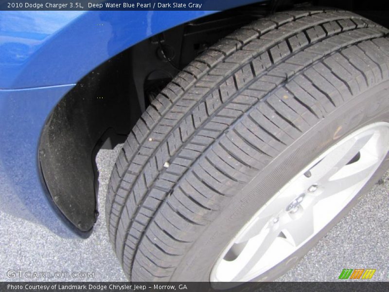 Deep Water Blue Pearl / Dark Slate Gray 2010 Dodge Charger 3.5L