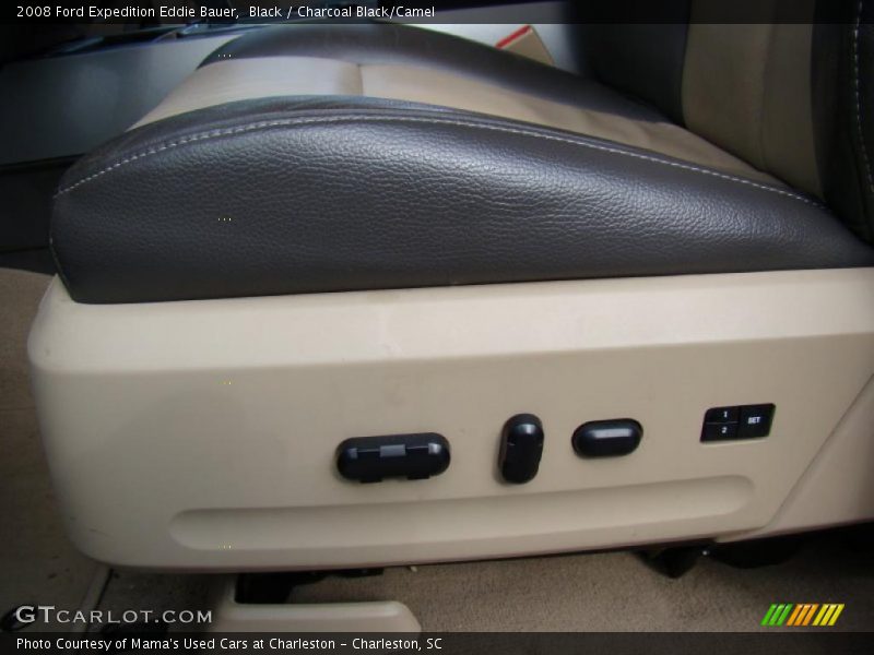 Black / Charcoal Black/Camel 2008 Ford Expedition Eddie Bauer