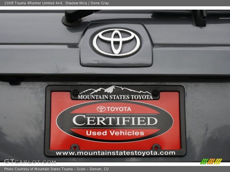 Shadow Mica / Stone Gray 2008 Toyota 4Runner Limited 4x4