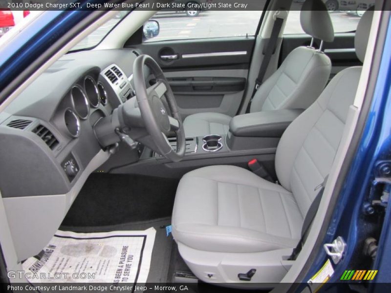 Deep Water Blue Pearl / Dark Slate Gray/Light Slate Gray 2010 Dodge Charger SXT