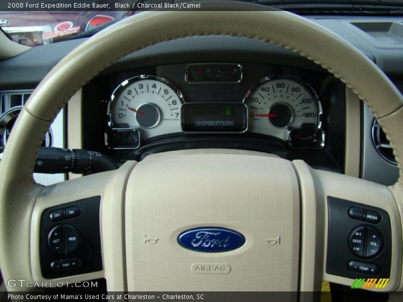 Black / Charcoal Black/Camel 2008 Ford Expedition Eddie Bauer