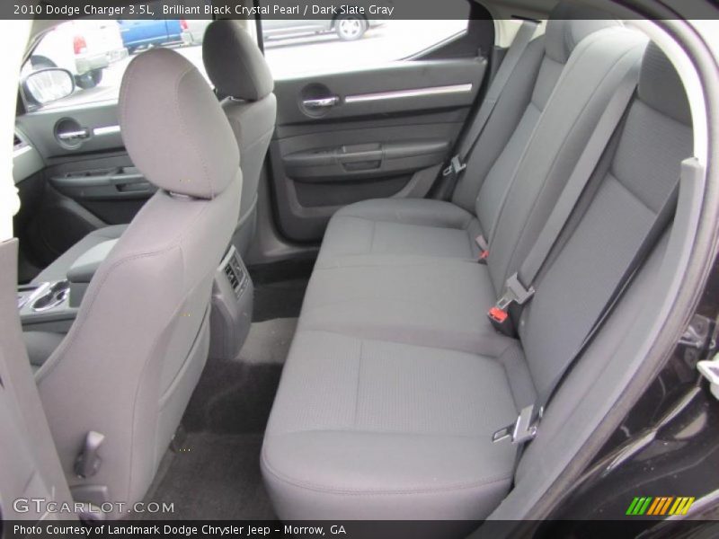 Brilliant Black Crystal Pearl / Dark Slate Gray 2010 Dodge Charger 3.5L