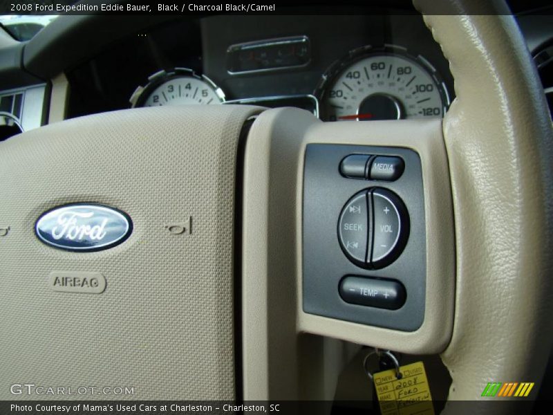Black / Charcoal Black/Camel 2008 Ford Expedition Eddie Bauer