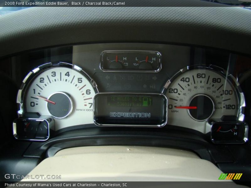 Black / Charcoal Black/Camel 2008 Ford Expedition Eddie Bauer