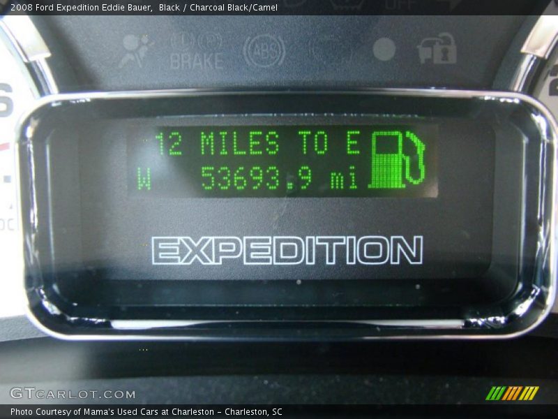 Black / Charcoal Black/Camel 2008 Ford Expedition Eddie Bauer