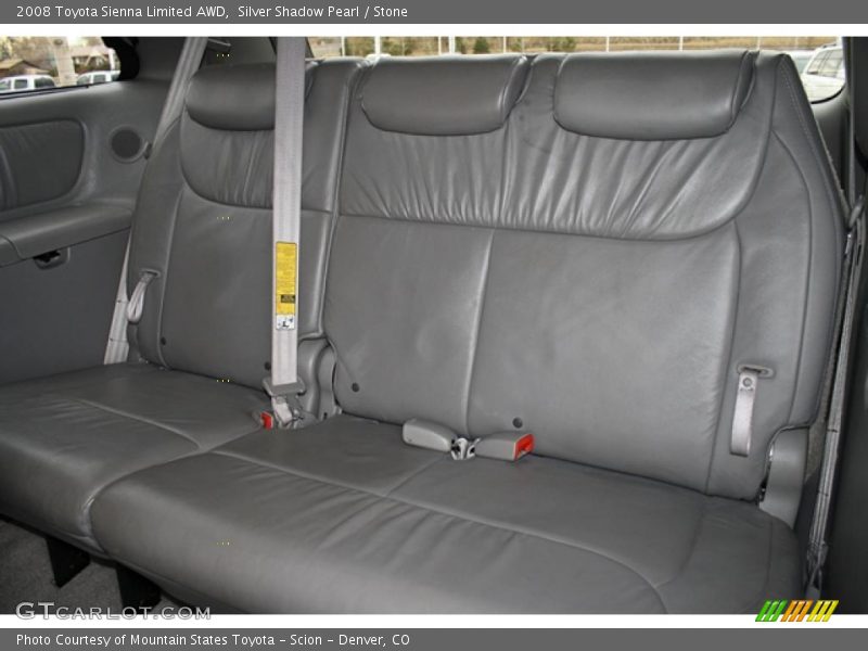 Silver Shadow Pearl / Stone 2008 Toyota Sienna Limited AWD