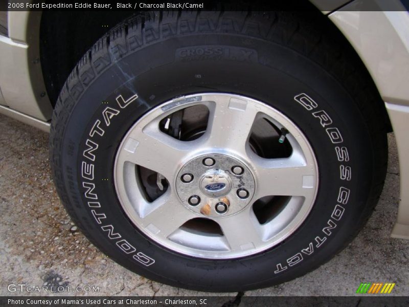 Black / Charcoal Black/Camel 2008 Ford Expedition Eddie Bauer