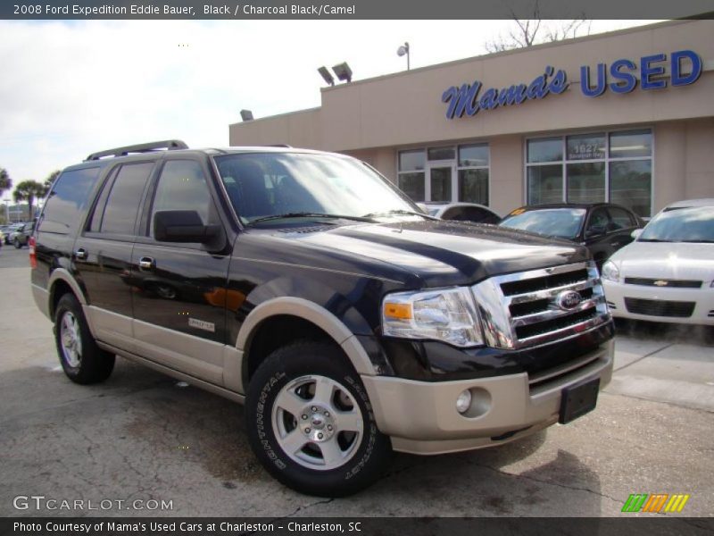 Black / Charcoal Black/Camel 2008 Ford Expedition Eddie Bauer