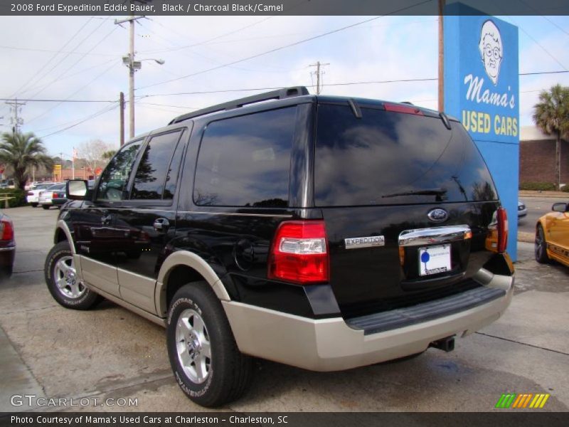 Black / Charcoal Black/Camel 2008 Ford Expedition Eddie Bauer