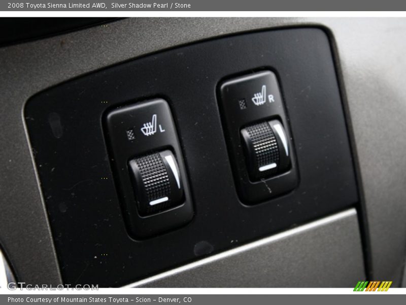 Silver Shadow Pearl / Stone 2008 Toyota Sienna Limited AWD