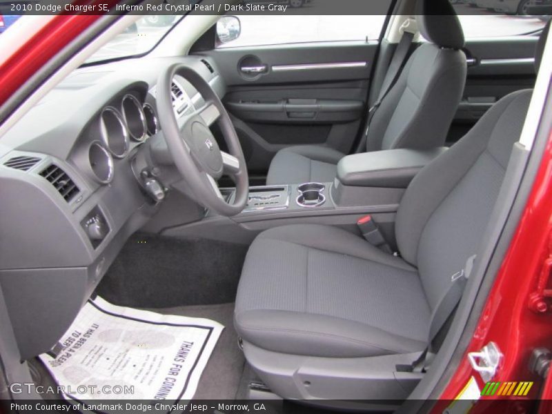 Inferno Red Crystal Pearl / Dark Slate Gray 2010 Dodge Charger SE